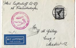 Luftpost, Luftschiff Graf Zeppelin, Mittelmeerfahrt 1929
