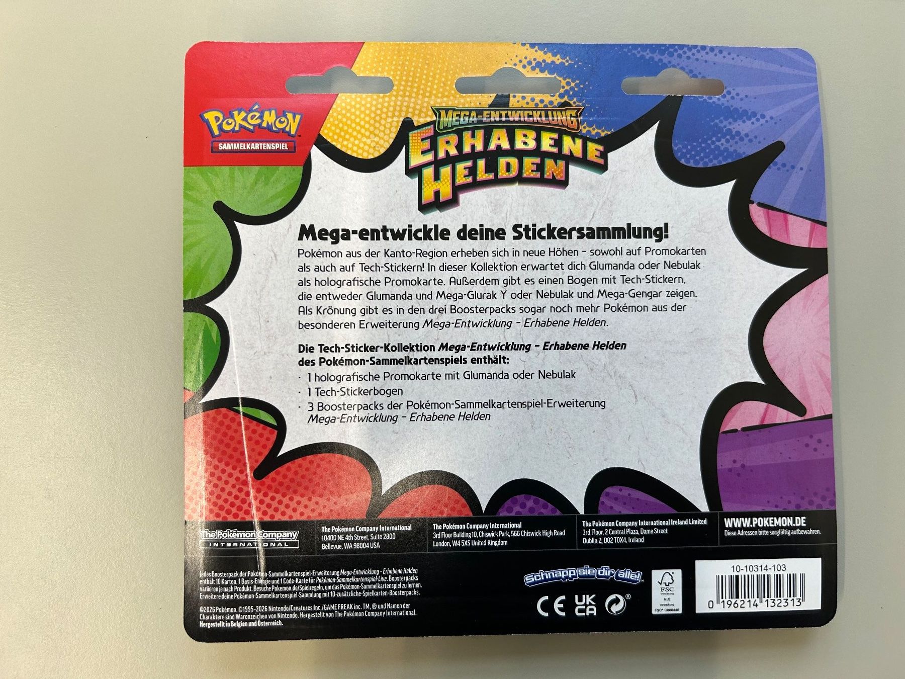 Pokémon Carte collezionabili: Pokemon Erhabene Helden /Tech Sticker Collection DE – Nuovo e nell'imballaggio originale da Wangen an der Aare venduto da SG94 1