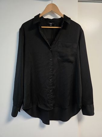 Bluse C&A schwarz Grösse 46 