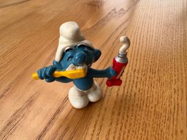 Original Schleich Schlumpf - Zahnputzschlumpf
