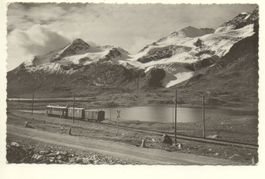 BERNINABAHN Le Col de la Bernina - Bernina Pass