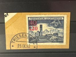 1952, Aushilfsausgabe, ZNr. FL254, gestempelt