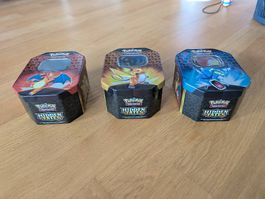 Pokemon Aufbewahrungsbox metall 3 Stk.
