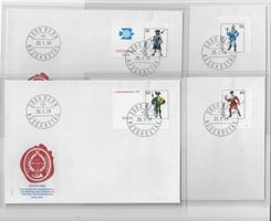 NABA BASEL 1971 FDC mit Blockausschnitte