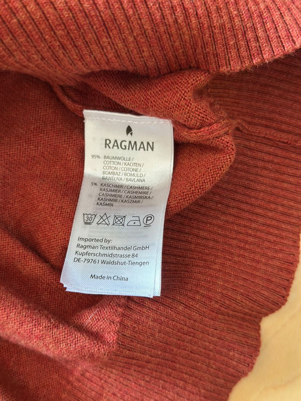 Maglioni & Felpe: Bequemer RAGMAN Pullover, Grösse M, rostbraun – Usato da Rothenburg venduto da wer_g9fd 4