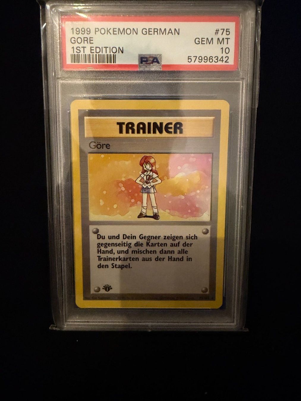 Pokémon Carte collezionabili: PSA 10 Göre 75/102 Basis Set 1. Edition Deutsch – Usato da Würenlos venduto da mbumech