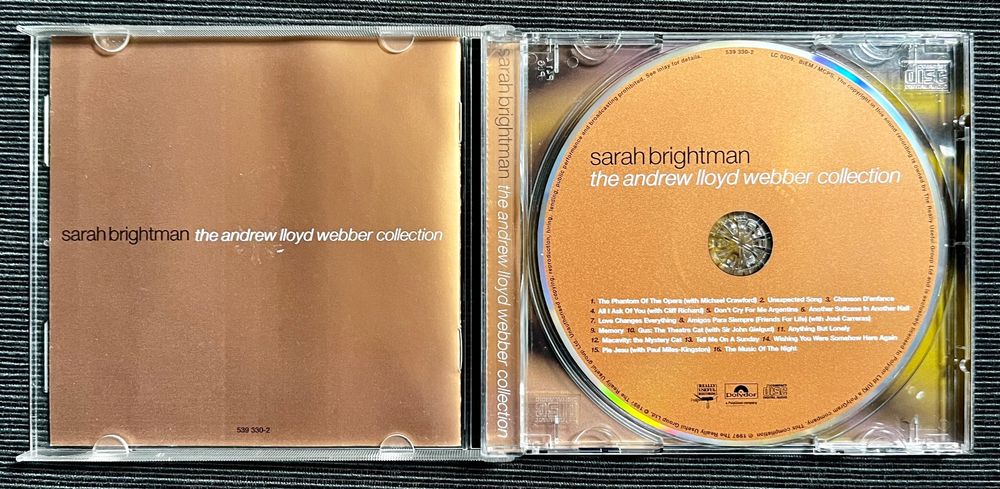 Sarah Brightman the Andrew lloyd Webber Collection 2