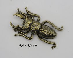 Dekorative - HIRSCHKÄFER - Figur - aus Messing - 5,4x3,2cm