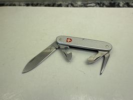 Original Victorinox Offiziersmesser Silbergrau Gut Erhalten