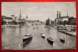 Zürich Fraumünster, St. Peter, Limmat 1958