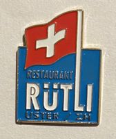 Rarität! Restaurant Rütli Uster ZH Pin - Schweizer Fahne