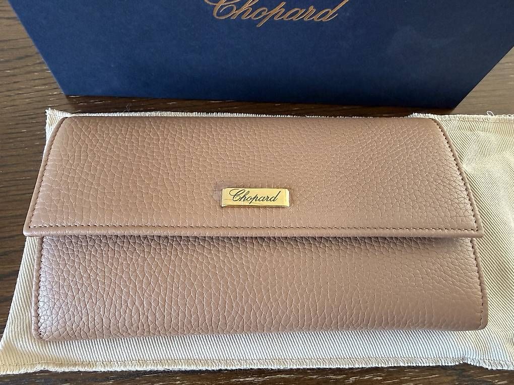 Portemonnaie: Chopard Brieftasche Kalbsleder Camel Portemonnaie – Neu und originalverpackt aus Zürich von Mancini_c 2