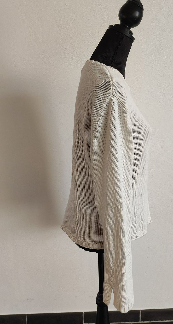 Maglioni & Felpe: Pull blanc en maille "Esprit" – Usato da Riaz venduto da cam_x5xs 1