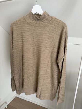Edler Damen Rollkragenpullover, beige, Gr. M - Top Zustand!