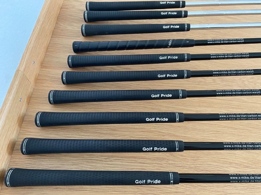 SOONHUA Golfschläger-Hauben 10er-Set Aus Wasserdichtem PU-Leder & Samt – Mit Zahlen/ Buchstaben (4–X) – Klettverschluss, Schützt Vor Kratzern & Stößen – Für Eisen & Wedges