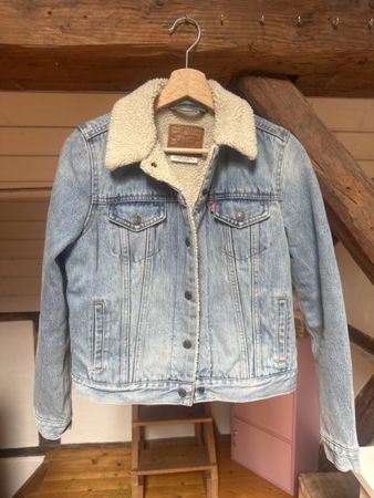 Levi's Strauss Shearling Trucker Jacke, Gr. XS, Neuwertig! (