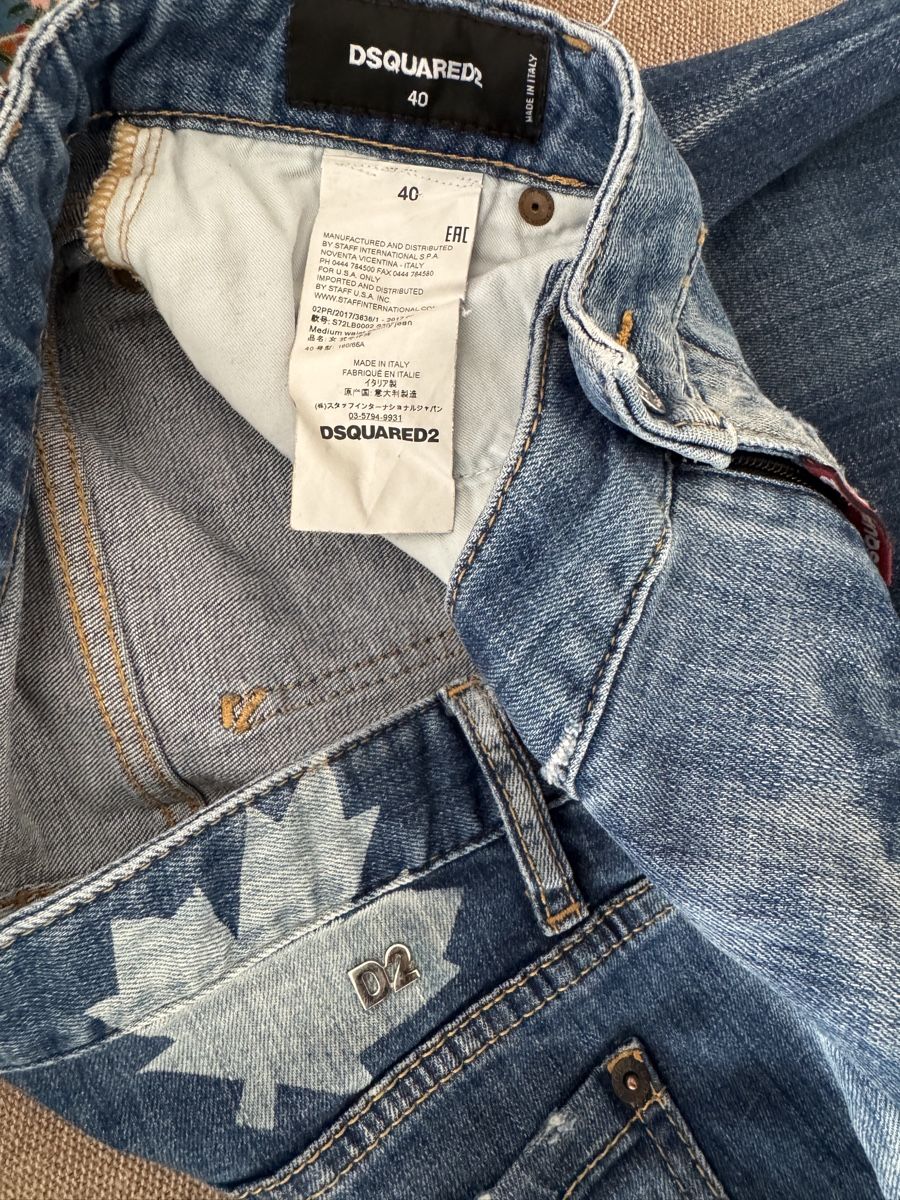 Dsquared2 Jeans: Original Dsquared2 Jeans, Size 40, Slim Fit, Stylish – Nuovo (secondo la descrizione) da Wallisellen venduto da Corinne.- 5