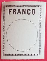 3211D) Nr. 1, Francozettel, postfrisch Kt. 500.- selten