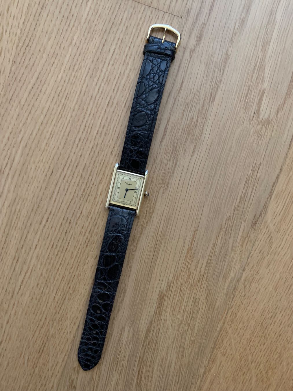 Cartier Uhren: Cartier Tank Vermeil LM 23mm – Defekt aus Goldau von WatchDealer1 5