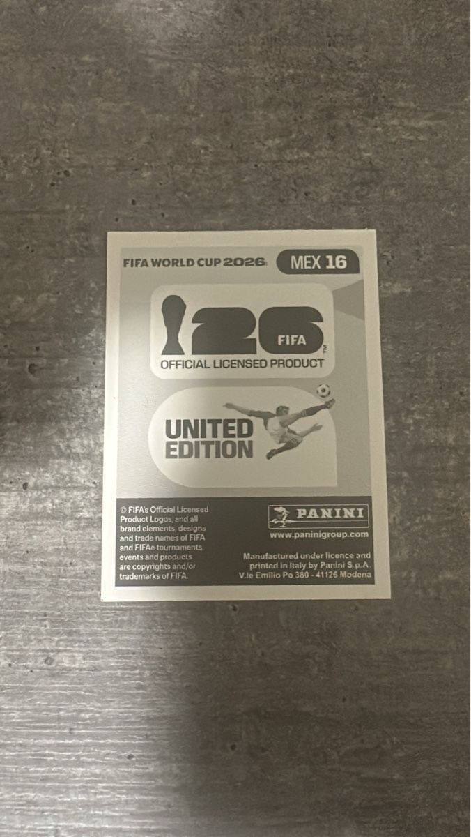 Panini Carte collezionabili: MEX 16 , FIFA WORLD CUP 2026 PANINI  – Nuovo (secondo la descrizione) da Frauenfeld venduto da 1PegPeg1 1