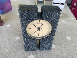 Wolf Tischuhr Quarz, spezielles Design