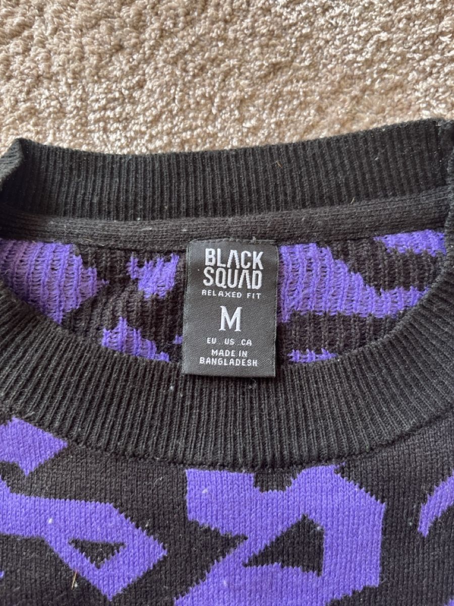 Pullover & Sweatshirts: Pull Black squad noir et violet M – Neu (gemäss Beschreibung) aus Lausanne von mae_dj7r 1