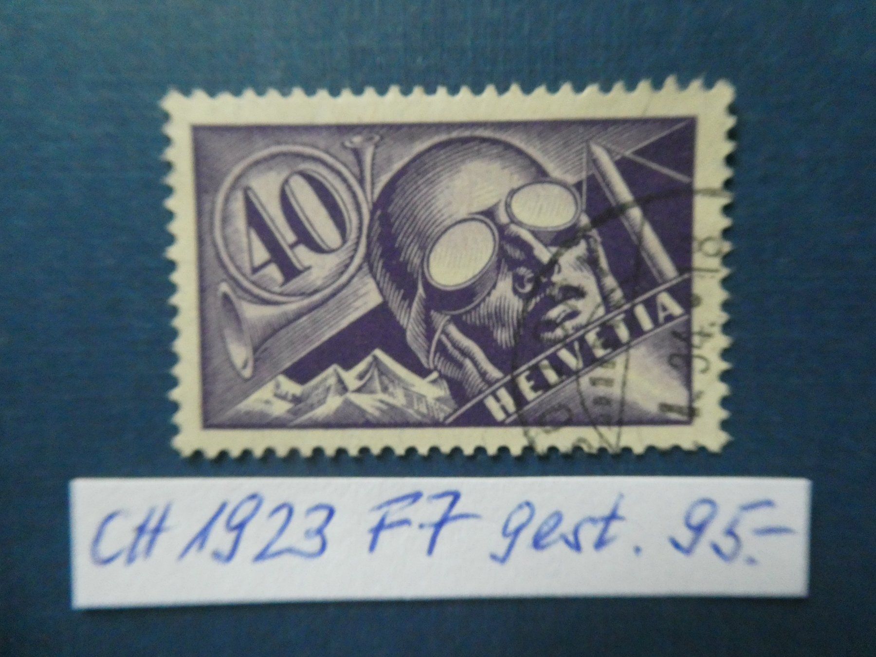 Tutti i francobolli: CH 1923 F7 gestempelt – Usato da Lausen venduto da Herbamare01