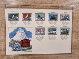 1 Gross-FDC Die Schweizer Alpen - Ferienland Schweiz