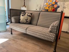 Rares Ettore Sottsass Sofa DANUBE Memphis, Cassina 90er