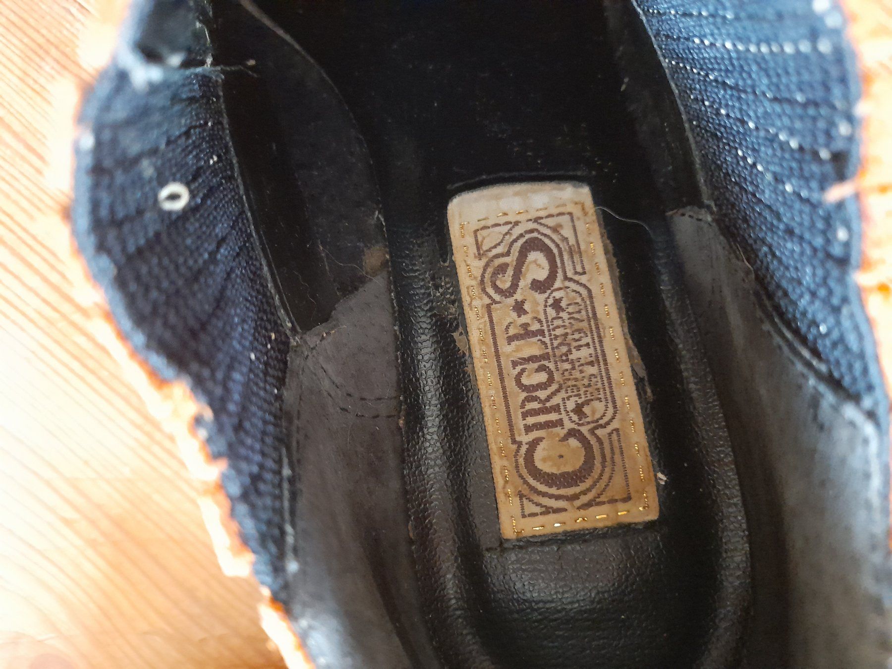 Scarpe da donna: Leder Boots . handmade . alles Leder . Regenbogen . – Usato da Leuggelbach venduto da schmetterlings-fee 4