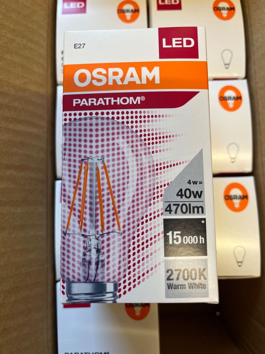 Osram Lampade: 10er Karton - Leuchtmittel E27 – Nuovo e nell'imballaggio originale da Lungern venduto da Barbados04
