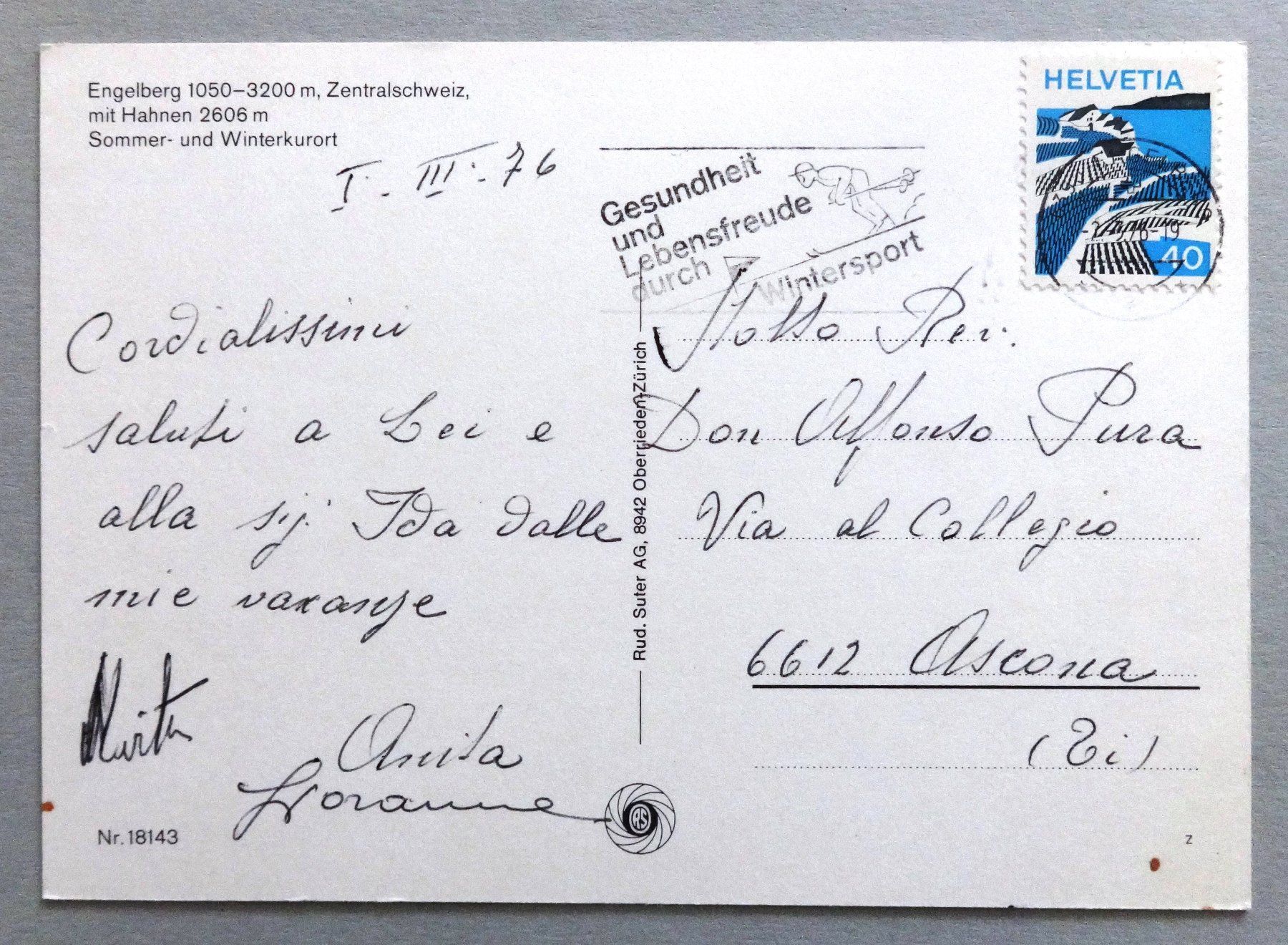 Cartes postales: Engelberg 1050-3200 m – D'occasion à Fétigny par Billy2miny 1
