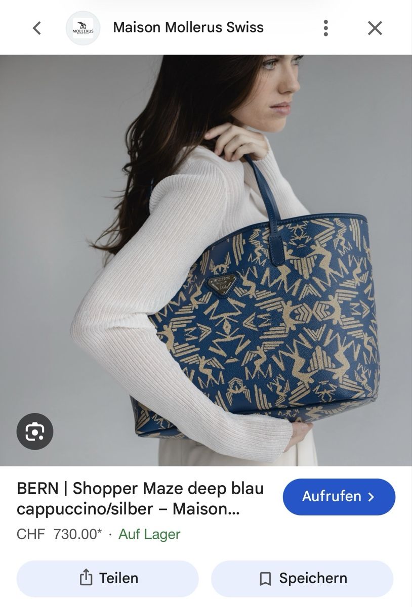 Maison Mollerus Sacs femmes: Mollerus Shopper NEU Np. 730.- Fr. – Neuf (Voir description) à Ellighausen par privateseller 9