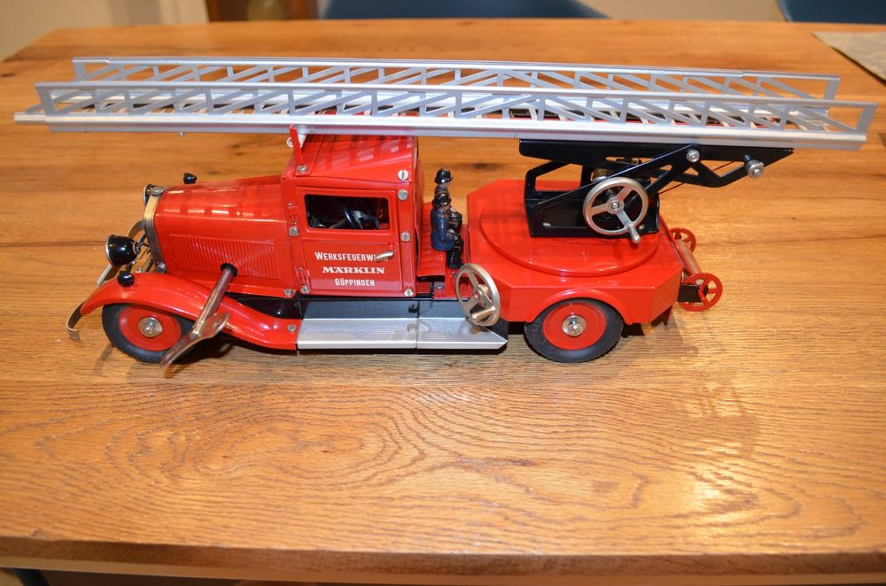 Camion De Pompier Marklin Werksfeuerwehr – Échelle 1/16 – Grande échelle – 1991