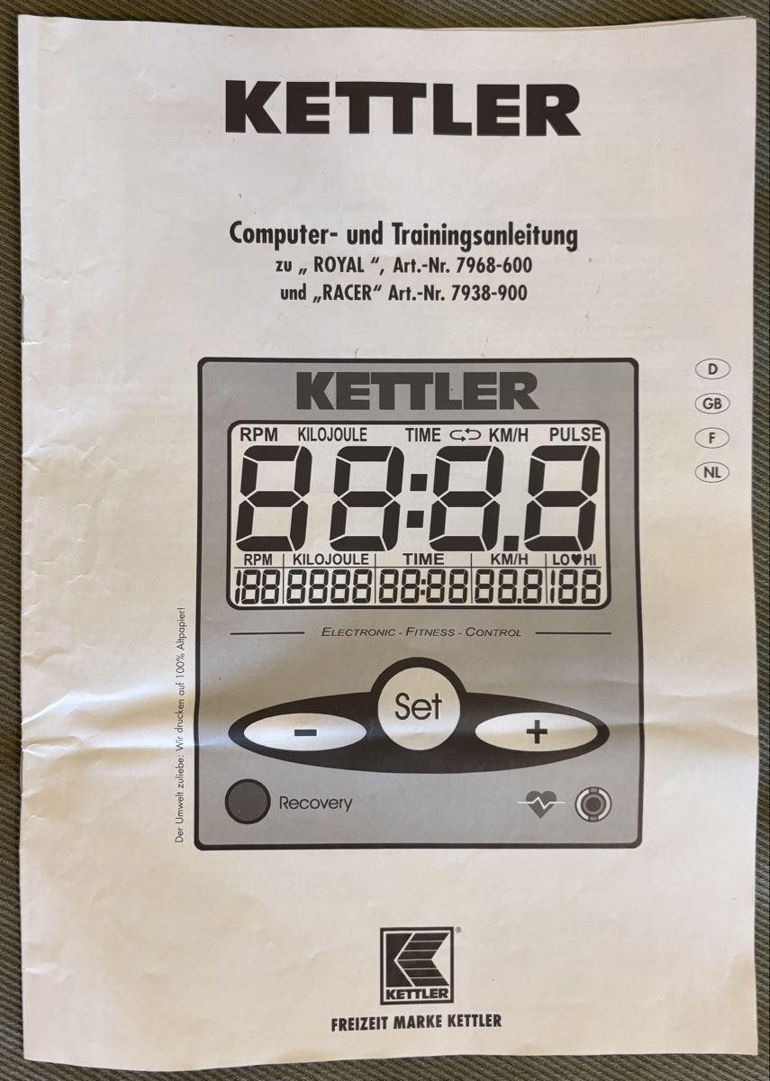 Kettler Hometrainer: Hometrainer – Gebraucht aus Cazis von napanimoca 4