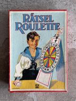 Gesellschaftsspiel Rätsel Roulette von Klee 1950er Jahre