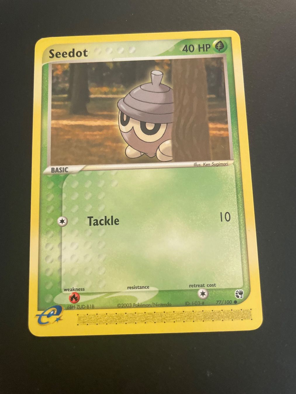 Pokémon Carte collezionabili: seedot 77/100 Sandstorm – Usato da Zürich venduto da pokemon_cards
