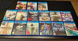 15 stk  PS4 Spiele Konvolut diverse  gebrauchter zustand