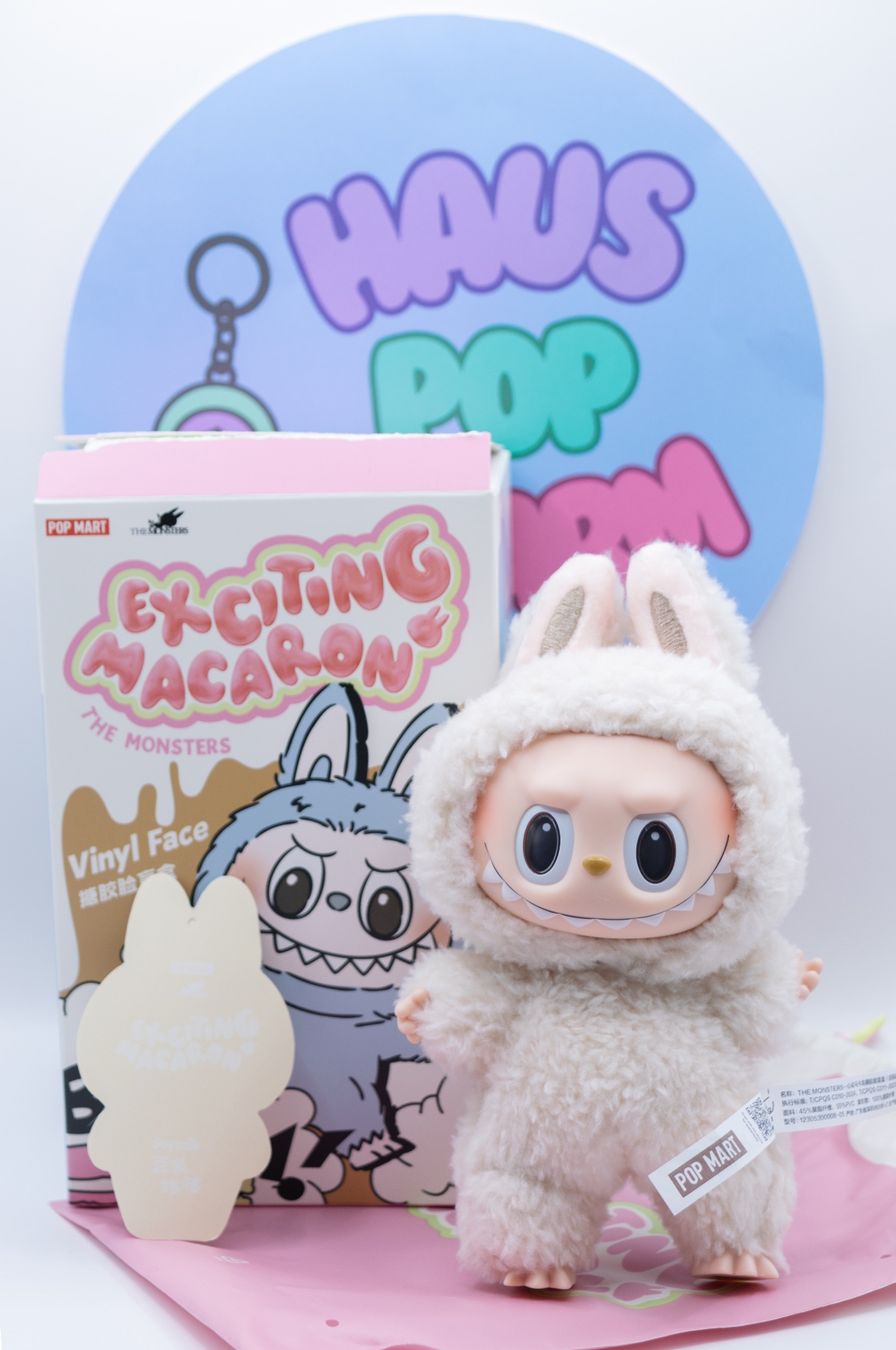 Pop Mart Figuren: POP MART The Monsters Labubu Exciting Macaron SOYMILK – Neu und originalverpackt aus Belmont-Lausanne von HausPopCharm