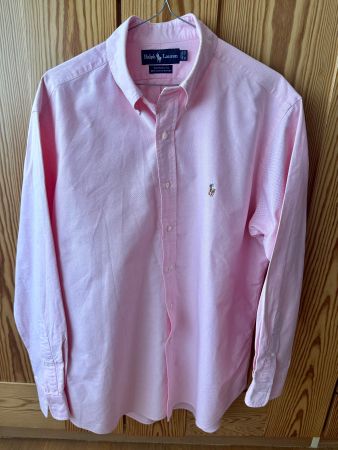 Ralph Lauren Oxford Hemd Gr. L/XL Rosa *Top Zustand*