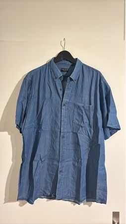 Herren Jeanshemd kurzarm Grösse 54 guter Zustand