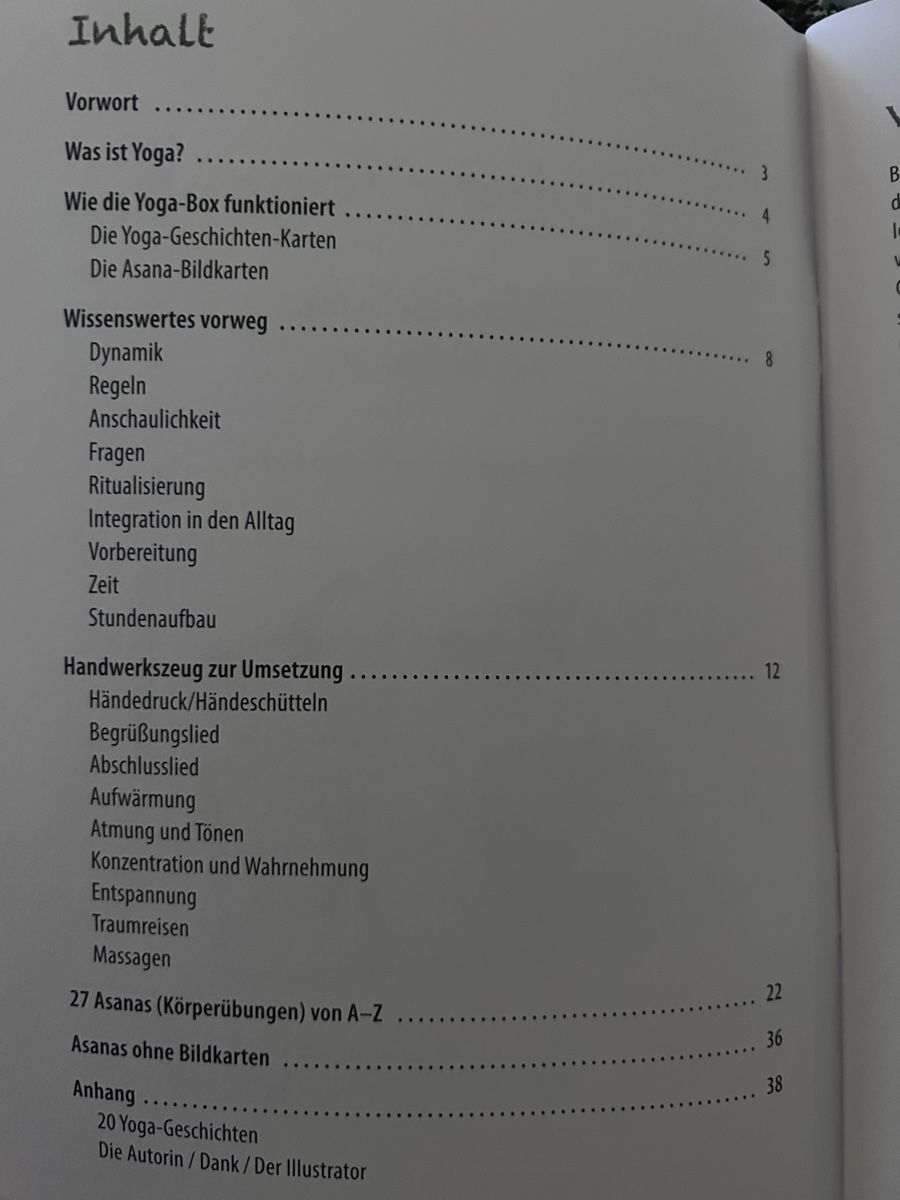 Bücher: Die Kinder-Yoga-Box von Iris Binder, 20 Geschichten – Gebraucht aus Dietikon von TdaC 3