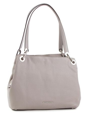 MICHAEL KORS RAVEN sac à main porté épaule, cuir gris