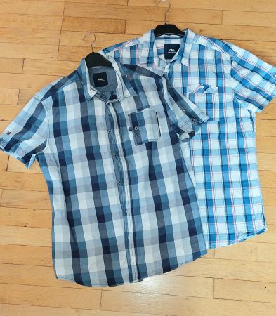 2 karierte Damen Hemden, Gr L/XL