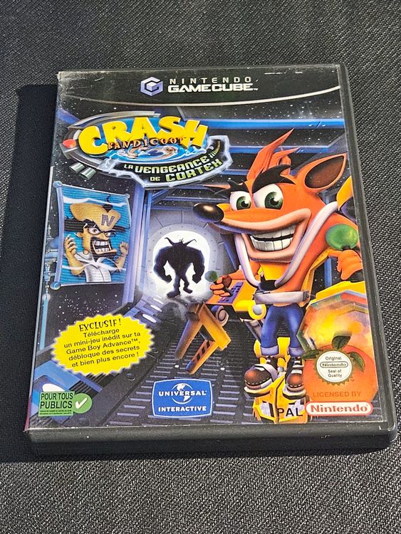 Jeu GameCube Crash Bandicoot : La Vengeance De Cortex - État Correct - Fonctionnel