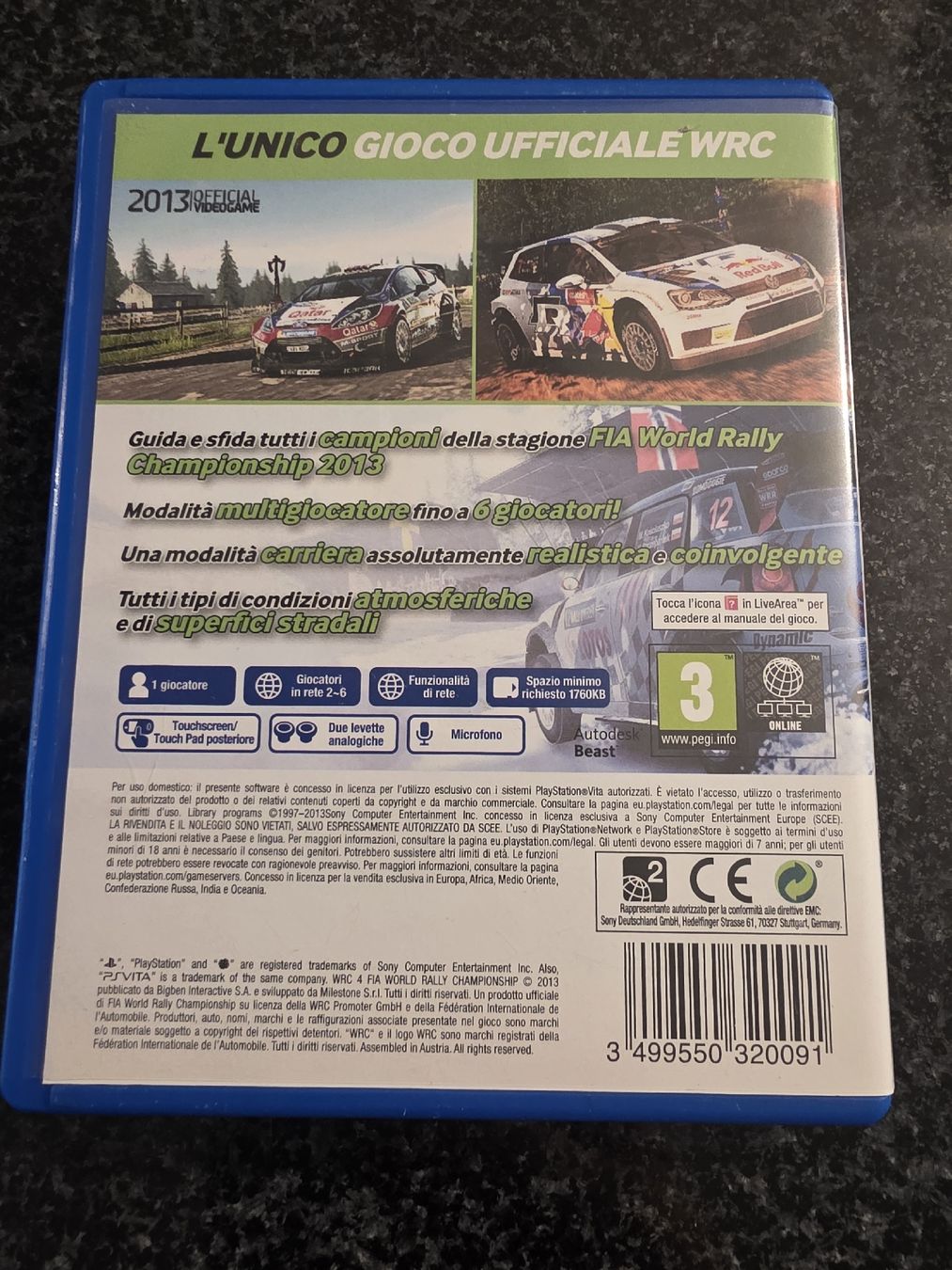 Giochi: WRC 4 PS Vita – Usato da Chavornay venduto da Crash37 1