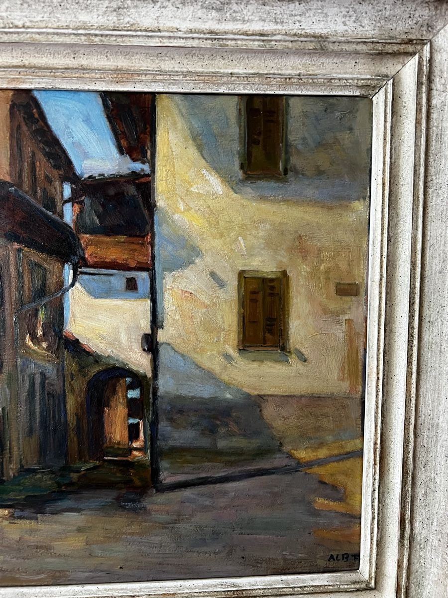 Dipinti: Albert Frey Orig. Gemälde, Agnuzzo Tessin – Usato da Hombrechtikon venduto da vespa1954 3