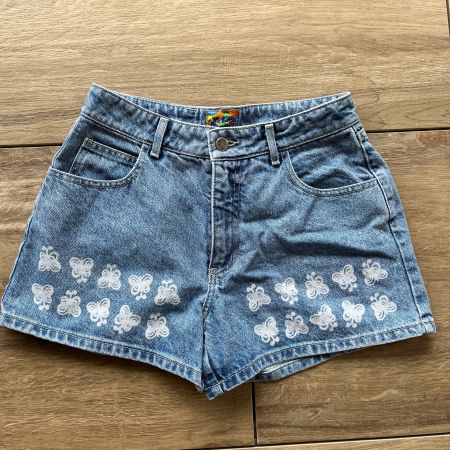 Vintage 90's Paris Blues High-rise Retro Denim Shorts