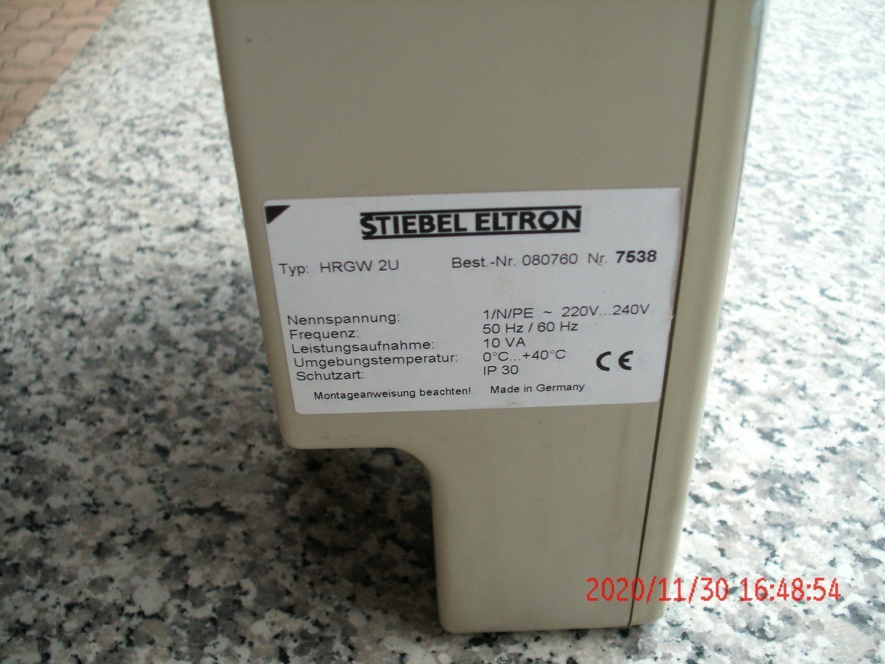 Heizgeräte: Steuergerät HRGW 2U Stiebel Eltron – Gebraucht aus Densbüren von Gruebli6 2