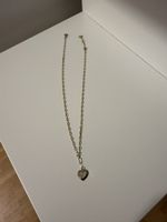 Amor Goldige Halskette mit Herzanhänger - Modeschmuck ✨
